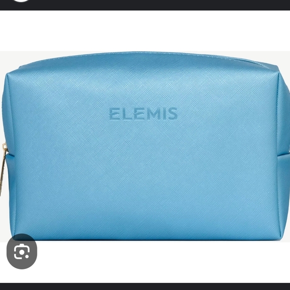 Elemis Limited Edition Blue And Gold Makeup Bag NEW - Picture 1 of 6
